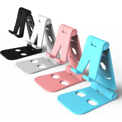 Desktop Phone Holder for 4.7-10 in Tablet Phone Foldable Mobile Phone Holder for iPhone 12 11 Pro Stand Cell Phone Mount Support