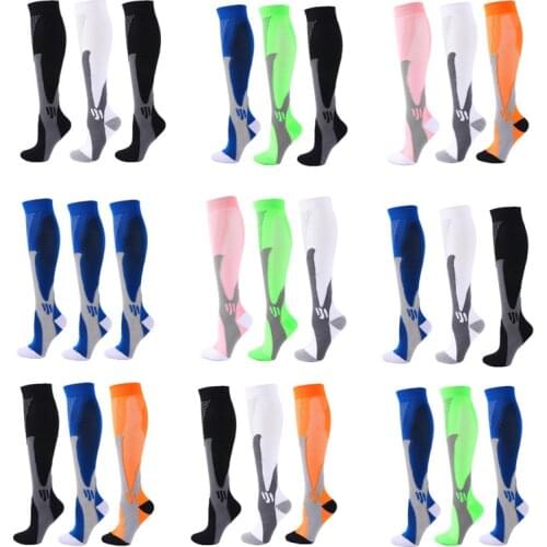 1/2/3pair Men Women Compression Socks Sports Varicose Veins Leg Relief Pain Compression Socks Anti Fatigue Pain Relief Stockings