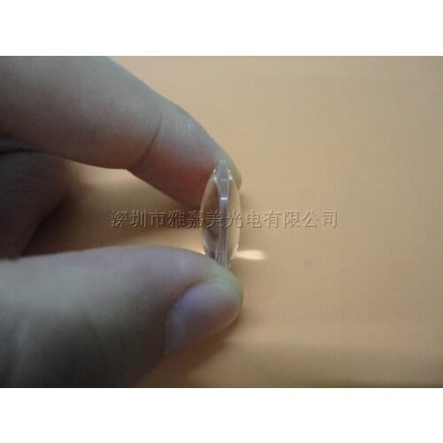 Optical LED lens, Diameter 20.8mm Height 7.3mm Double Convex lens,1W 3W 5W Plastic Lens,Projection optical lens