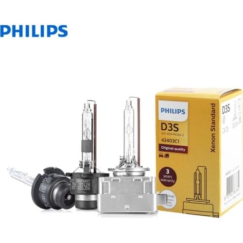 Philips Xenon Standard D1S D2S D2R D3S D4S 35W Original Xenon HID Headlight Car Bulb Auto Lamp ECE OEM Quality (Single)
