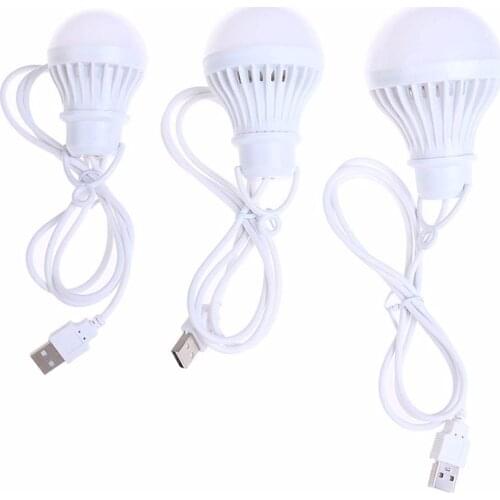 Portable Lantern Camp Lights 12m USB Bulb 5W/7W Power Outdoor Camping Multi Tool 5V LED for Tent Camping Gear Hiking USB Lamp