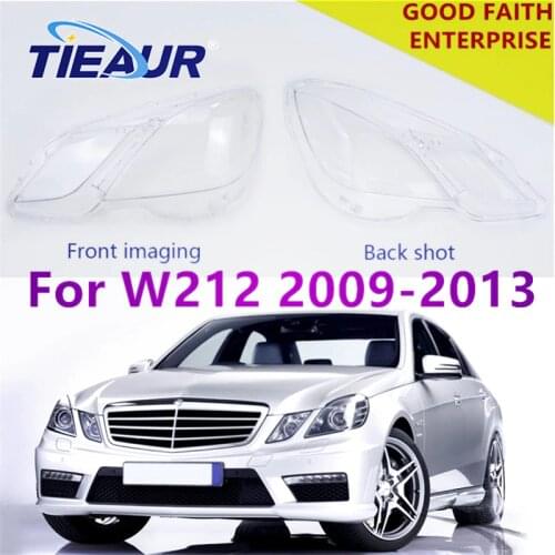 Headlamp Clear shell Transparent Lens Cover for W212 E200 E260 E220 E250 E300 E350 E400 E550 Shade 09-16 Headlight Lampshade