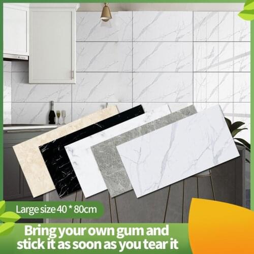 Wallpaper Self Adhesive Imitation Tile Wall Stickers Rough Room Cement Wall Tiles Bathroom Renovation Waterproof Stickers