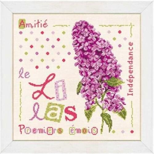 Lili pink hydrangea 37-37 Cross Stitch Kit Package Greeting Needlework Counted Kits Embroidery cross stitch set