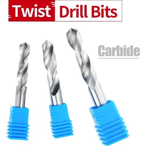Carbide Twist Drill Bits for CNC Metal Drilling Tungsten Carbide drill Integral tungsten steel bit Solid carbide drill