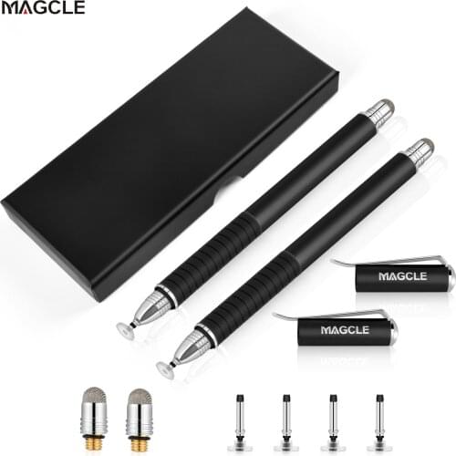 Magcle Universal 2 In 1 Stylus Touch Pen Pencil for Apple Ipad Tablet Smart Phone Samsung Mesh Fiber Tip Capacitive Screen Pens