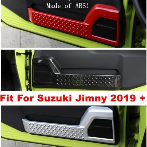 Inner Door Stereo Speaker Audio Sound Decoration Panel Cover Trim Fit For Suzuki Jimny 2019 2020 ABS Interior Refit Kit