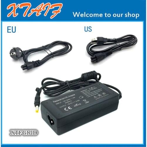 18.5V 3.5A 65W AC/DC Power Adapter Battery Charger for HP COMPAQ 610 615 DV2000 DV6000 DV6500 DV9000 Laptop with Power Cable