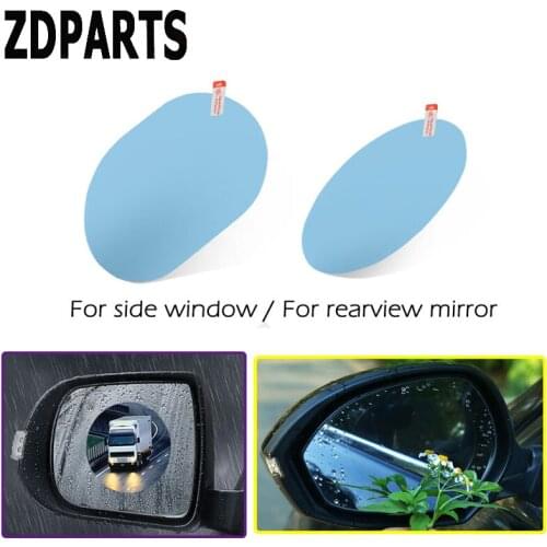 ZDPARTS 2pc Car Rearview Mirror Film Anti-Fog Rainproof Stickers For Volkswagen VW Golf 4 5 7 6 MK4 citroen c4 c5 Accessories