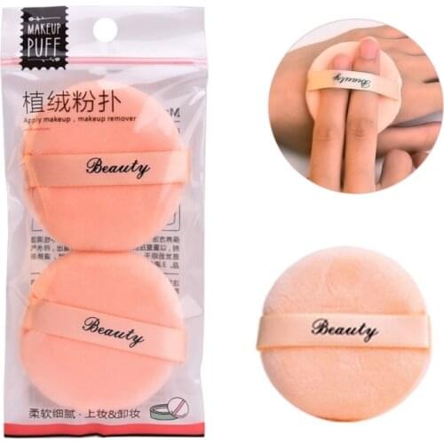 2pcs Soft Women Makeup Foundation Cosmetic Puff Facial Face Sponge Powder Puff Tool High quality Large