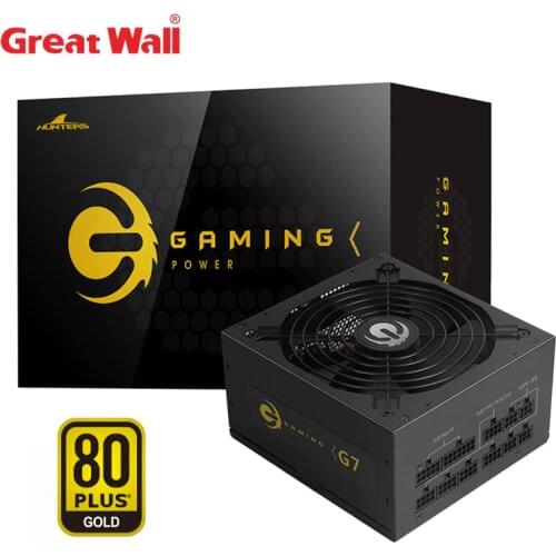 Great Wall PC Power Supply PSU True Rated 750W 80PLUS GOLD ATX Power Supply 12V with 140mm Fan Full Modular