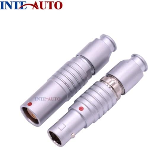 Quick Mating FGG PHG 0B 1B 4 5 Pins Push-Pull Self-Latching Circular Metal Plug Socket onnector for Keyboard USB Cable