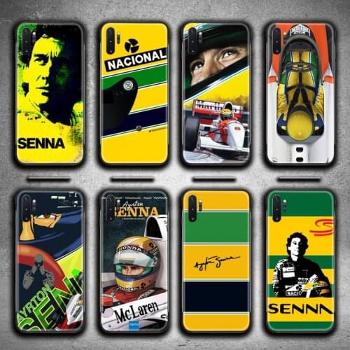 Racing Ayrton Senna Phone Case For Samsung Galaxy Note20 ultra 7 8 9 10 Plus lite M51 M21 M31 J8 2018 Prime
