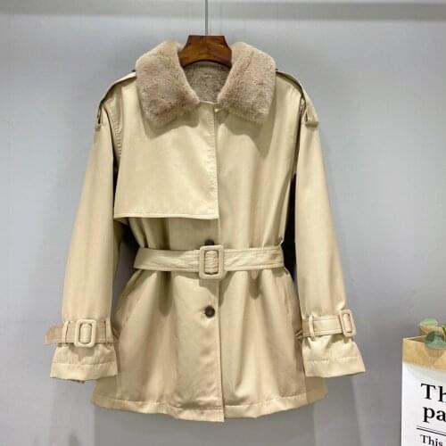 GELITAYIN Women's Winter Parkas With Natural Fur