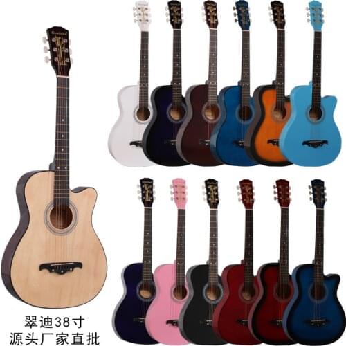 38 Inch Missing Corner Beginner Students To Practice Folk Acoustic Guitar