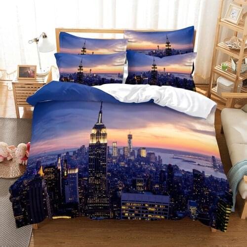 Bedding set duvet cover set 3d bedding digital printing bed linen queen size bedding set fashion design