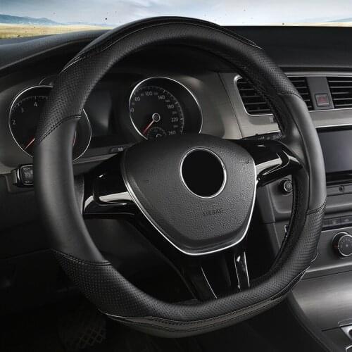 ZHOUSHENGLEE Microfiber Leather Car Steering Wheel Cover For Acura TSX MDX RDX TL RSX TLX Integra