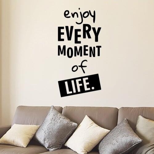 Creative English Quote House Decoration SentenceFor Living Room Bedroom Decor Wallsticker Home Decor