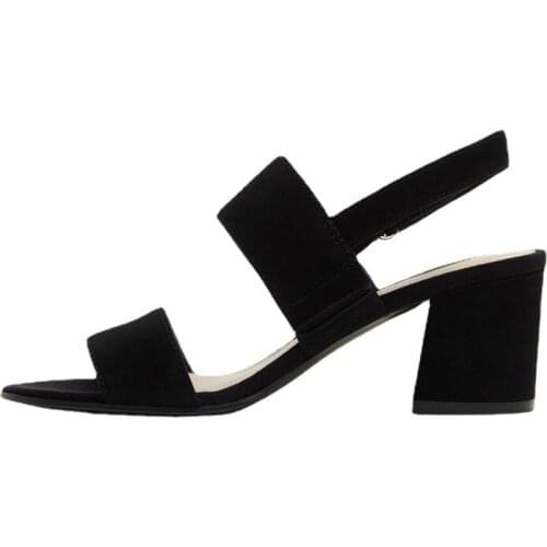 LOSLANDIFEN Summer Womens Fashion Sexy Open Toe Thick Heel Sandals High-heeled Shoes Wedding Party Shoe Lady Girl 6050-7VE