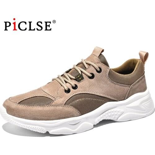 Fashion Men casual sneakers shoes Breathable Genuine leather shoes Men Loafers Comfortable Walking Men shoes zapatos hombre