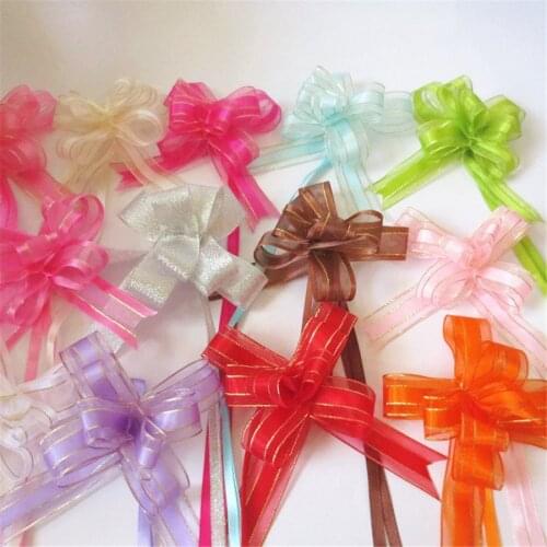 Cloth Belt Lazy man Flower Knot Hand DrawnPacking Material Ribbon Butterfly Wedding Car Florist Supplies Ribbon 50cm Lon 173
