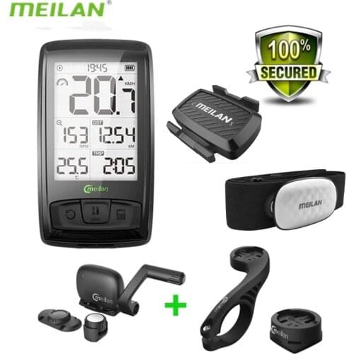 Wireless Bluetooth4.0 Bicycle Computer With Mount Holder Cycling Speedometer Speed/Cadence Sensor Waterproof Road Bike Computer