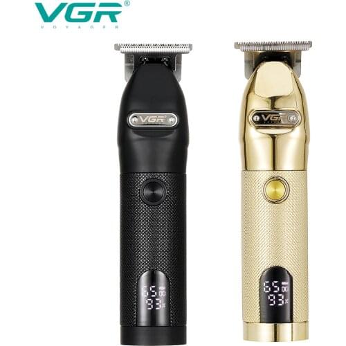 VGR V-275 Professional Electric Hair Trimmer Barber Salon USB Charge Men Cordless LED Display Haircut Hair Clipper