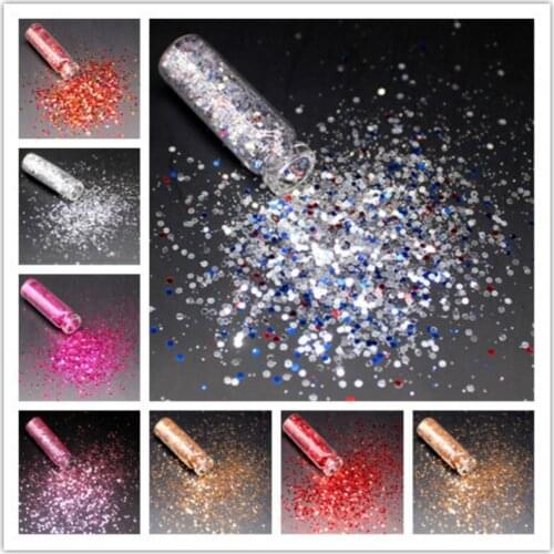 1Pcs/Sell) Kawaii DIY Ultrathin Paillette Deep Colors Nail Polish Soak Off UV Gel Polish Glue Lacquer Manicure Nail Art Varnish