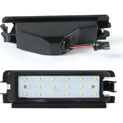 1Pcs LED Car License Plate Light Number Lights For Dacia Sendero II 2012-UP Canubs Error Free