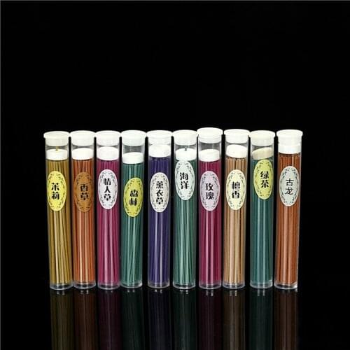 New 50 Sticks Incense Burner Fragrance Spices Natural Aroma Sandalwood Air Freshener