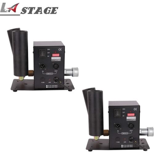 Free shipping 2pcs/lot Double Pipe DJ Equipment CO2 Machine DMX Co2 Jet With 6M Hose
