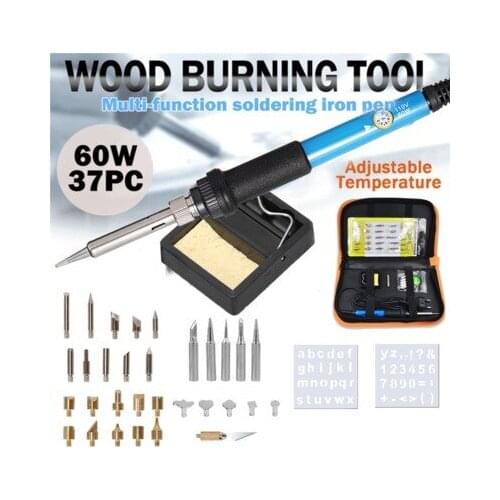 37 pieces of wood-burning electric soldering iron set European standard American standard thermostatic soldering iron DIY repair