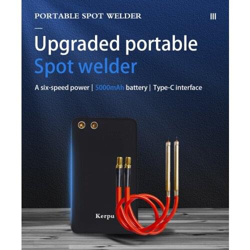 5000mAh 6 Gears Spot Welder Portable Adjustable Mini Spot Welding Machine for 18650 Battery Spot Welding Machine Tool