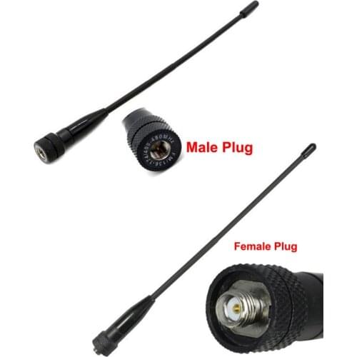 669C SMA-M Male/Female Flexible VHF/UHF Dual Band Antenna For BAOFENG UV-5R YAESU Vertex VX-1R VX-2R VX-3R VX-7R UV-3R Radio