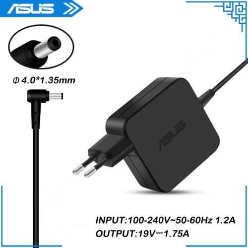 19V 1.75A 33W 4.0x1.35mm AC Adapter Power Supply Charger For Asus X409MA X509MA X543M X543MA E203M E203MA E210M E210MA E410M