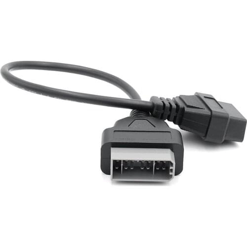 For Nissan 14 Pin OBD To OBD2 16Pin OBD Connector Adapter Cable For OBD OBD2 Car Auto Diagnostic Cable OBD2 Extension Cable