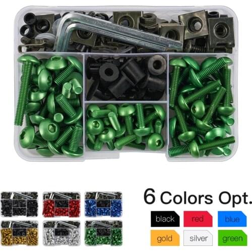 Fairing Body Bolts For Kawasaki Ninja 250R 300 500R 650R H2 ZX6 ZX6R ZX10R ZX11 ZX12R ZX14R Versys 650 Z750 Z750R Z1000 ZZR ZRX