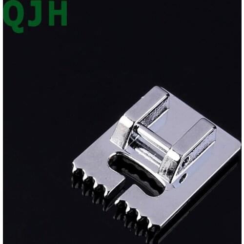 Household Multi-Function Sewing Machine 7 Grooves Tank Presser Foot&9 Grooves Tucker Presser Foot Compatible With Brother,Janome