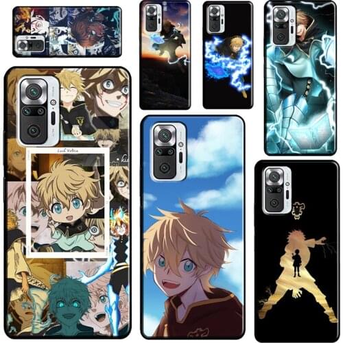 Luck Voltia Black Clover anime For Xiaomi Redmi Note 10 9 Pro 8T 9S Note 7 8 Pro Case For Redmi 9 7A 8A 9A 9C 9T Cover