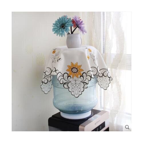 European pastoral fabric water dispenser cover lace water dispenser cover bucket cover multi-use dust cover cloth modern