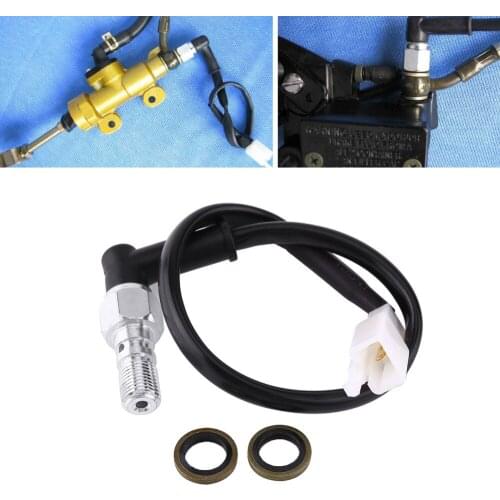 Motorcycle Hydraulic Brake Pressure Rear Light Switch Hollow Bolt for Honda for Yamaha for Kawasaki Universal M10*1mm M10*1.25mm