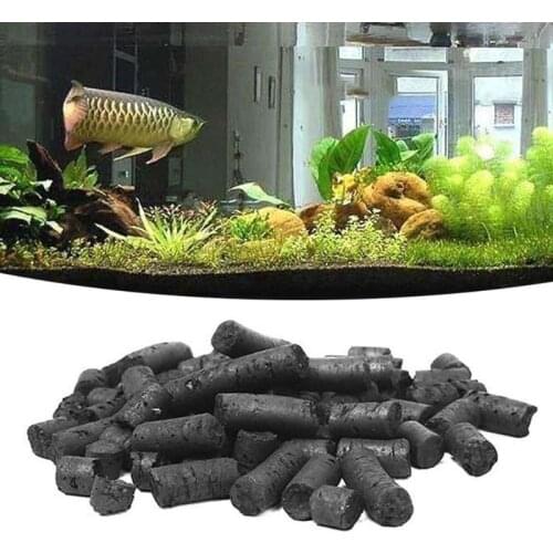 Activated Charcoal Carbon Pellets For Aquarium Fish Tank Water Purification Filter 100g