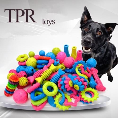 Dog Toys Teddy Puppy No Poison Health Chew Interactive Rubber Pacifier Bones Molar Clean Teeth Pet Toys Chew Toy Funny Games