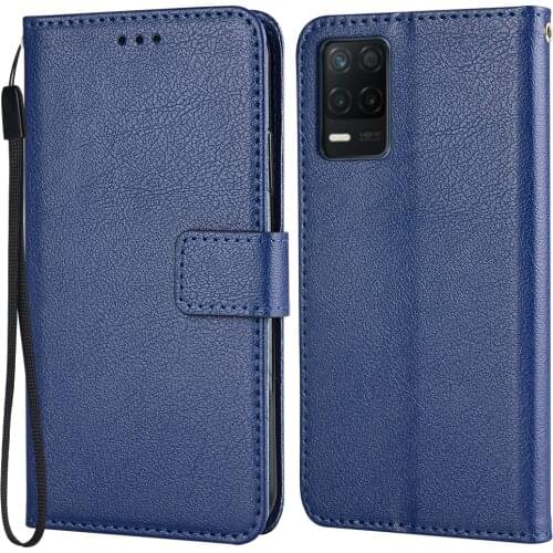 Wallet Leather Case for On Realme 8 5G Flip Case for Realme V13 5G Capa Phone Bag for Realme Q3 5G Cover Card Slot Funda