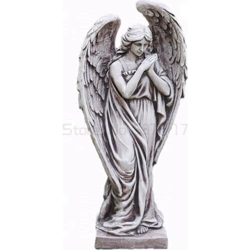 Resin crafts angel doll statue outdoor garden sculpture decoration courtyard park villa home decoration