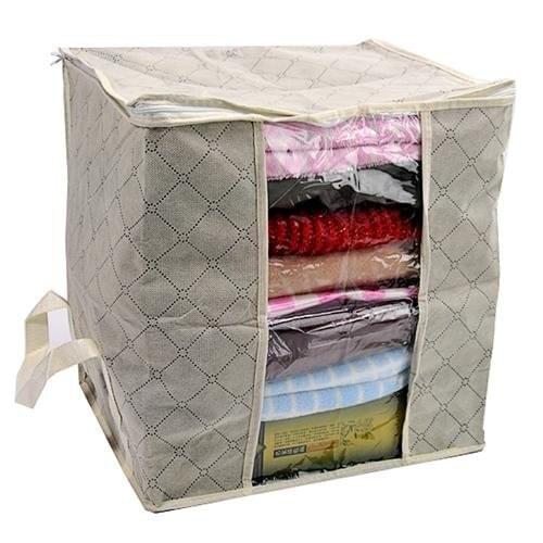 Charcoal clothes bag quilt storage bag 40*38*30cm high quality free shipping
