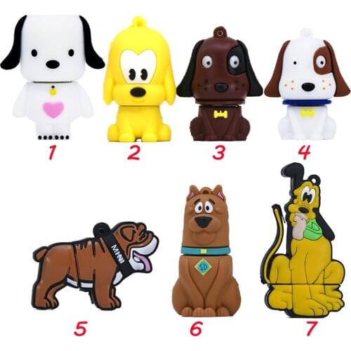 Cute cartoon animal usb fladh drive 4GB 8Gb 16GB 32GB 64GB 128G memory stick usb disk pen drive hot sale