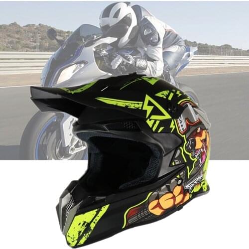 Motocross Motorbike Helmet Men Four Seasons Motorcycle Off-road Vehicle Mountain Full Face Casque Moto Karting Racing Capacete