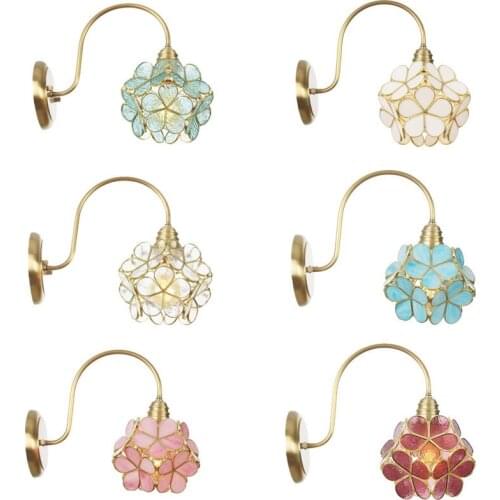 Nordic style, simple, unique, small box, bedside clothing shop, coffee shop, aisle decoration, wall lamp