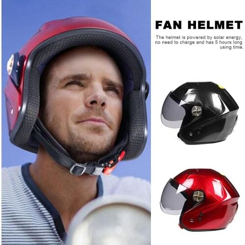 Solar Power Rechargeable Motorcycle Bike Helmet 5.0 Bluetooth Connection Phone Song Call Fan And Honeycomb Tube Design Universal